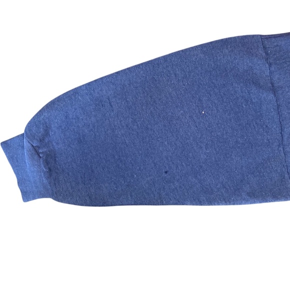 Vintage Keep It Simple Wolf Snow Nature Thin Boxy Light Sweatshirt Navy Blue M - Picture 5 of 10